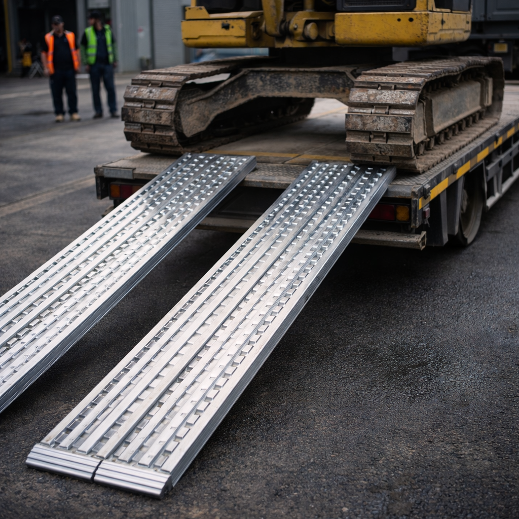 Heavy Duty Loading Ramps – 3500mm x 450mm – 18,000kg Capacity – Industrial Use