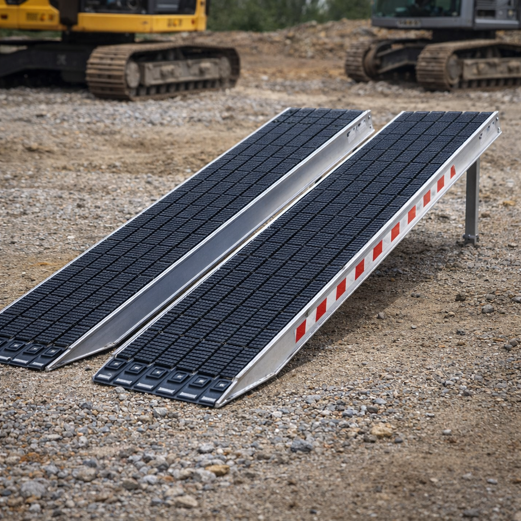 Steel Track Ramps – 5000mm x 480mm – Heavy Duty – Industrial Use
