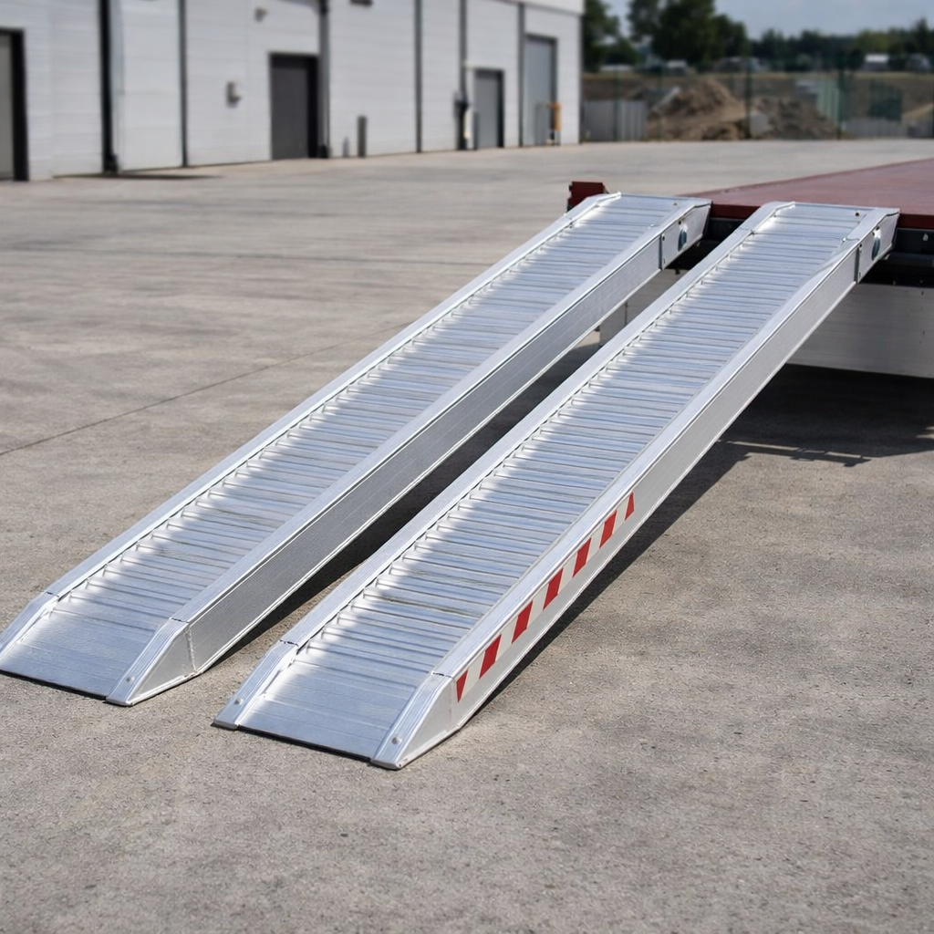 Aluminium Loading Ramps – 4500x400mm – 2750kg Capacity – Plant & Mini Digger