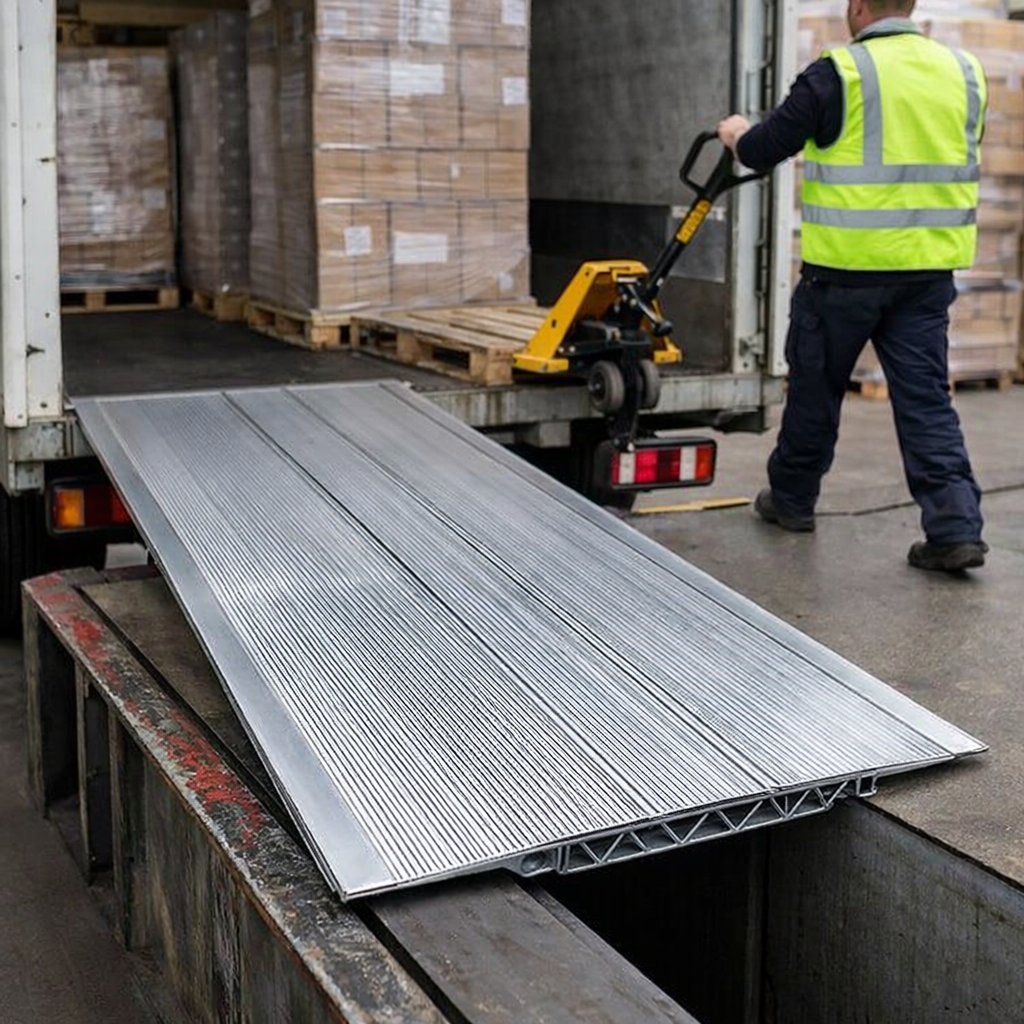 Loading Bridge – 877mm x 1250mm – Heavy Duty 2510kg – Pallet Trucks