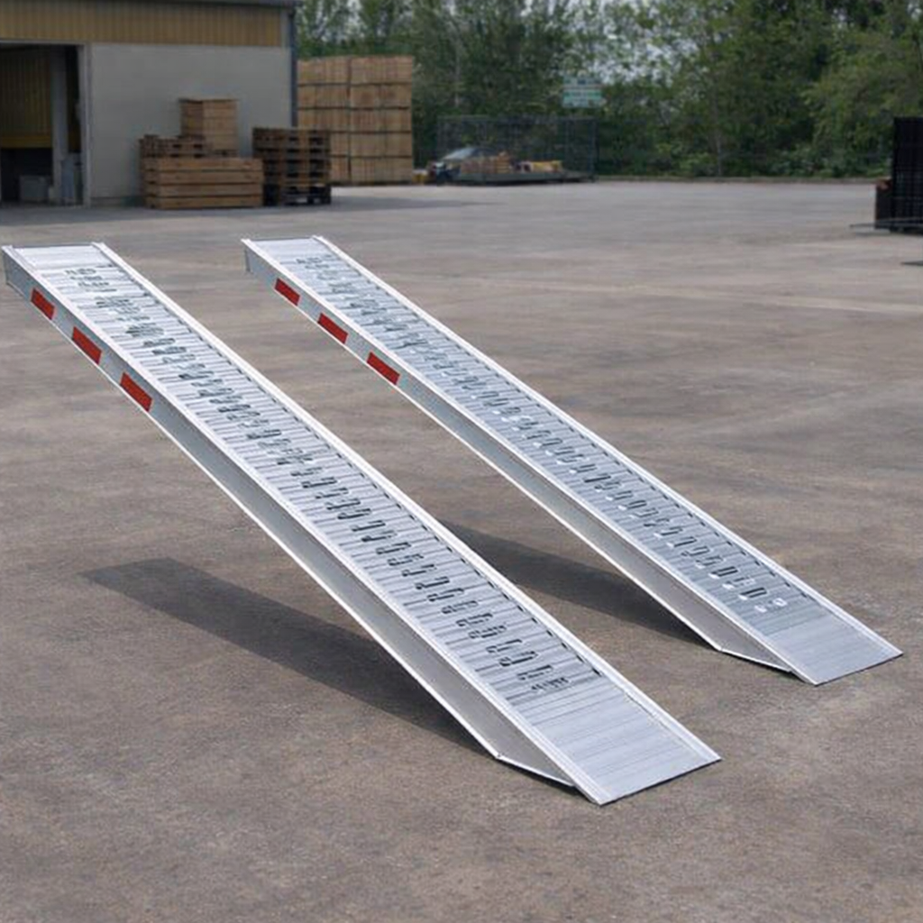Aluminium Loading Ramps – 5000mm x 510mm – 4800kg Capacity – Plant & Digger Use