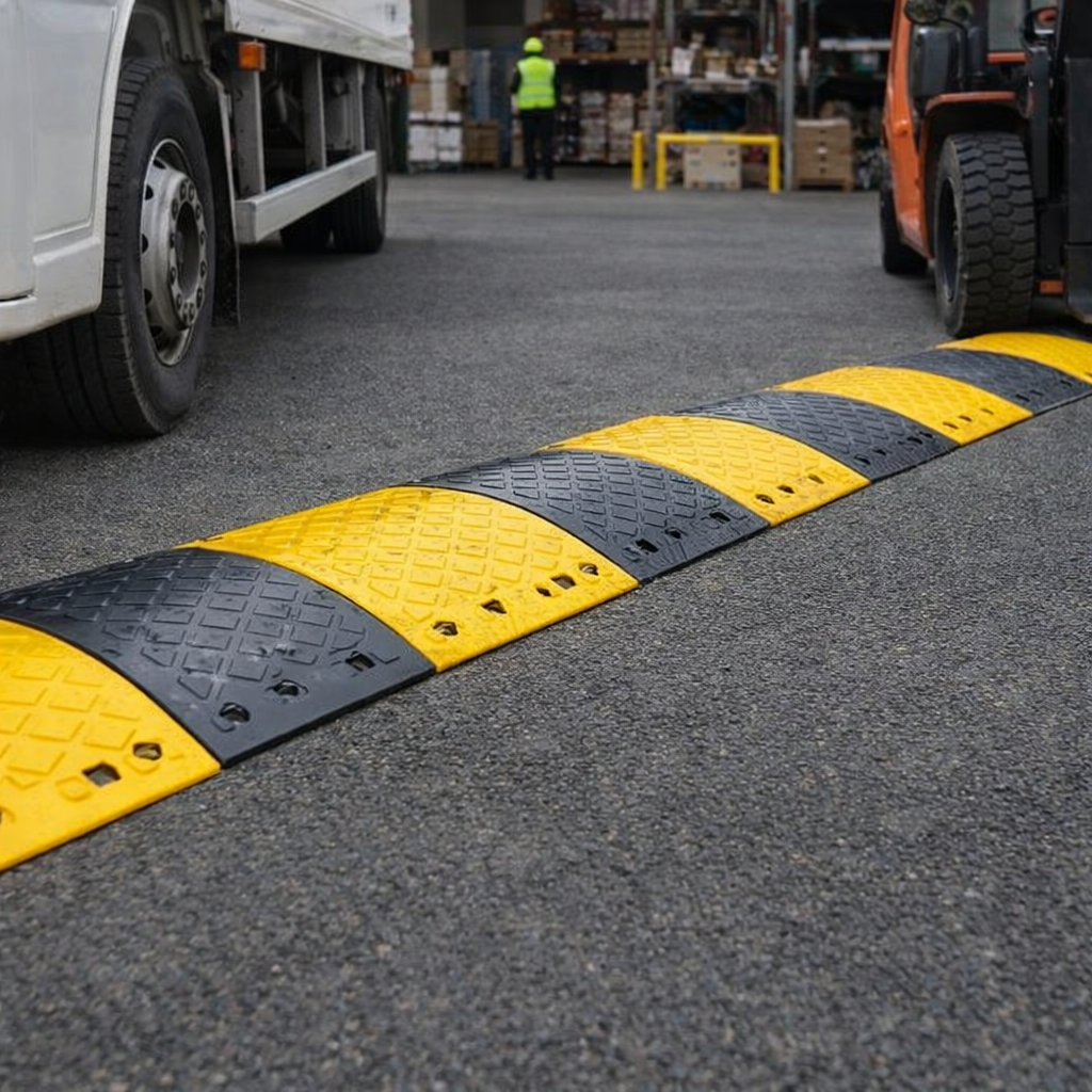 Heavy Duty Speed Bump – 7500mm x 450mm x 60mm – Steel Reinforced – Traffic Control