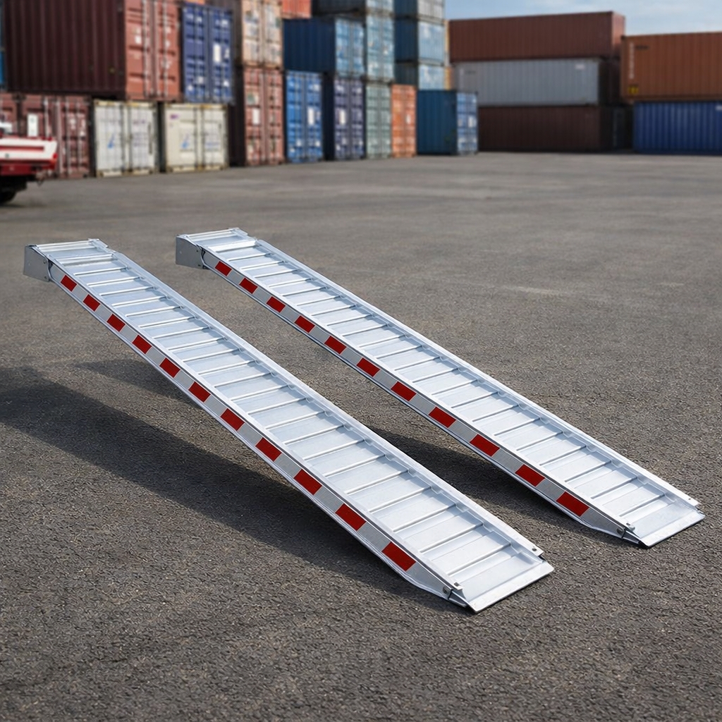 Aluminium Loading Ramps – 5000x400mm – 1070kg Capacity – Car & Plant Use