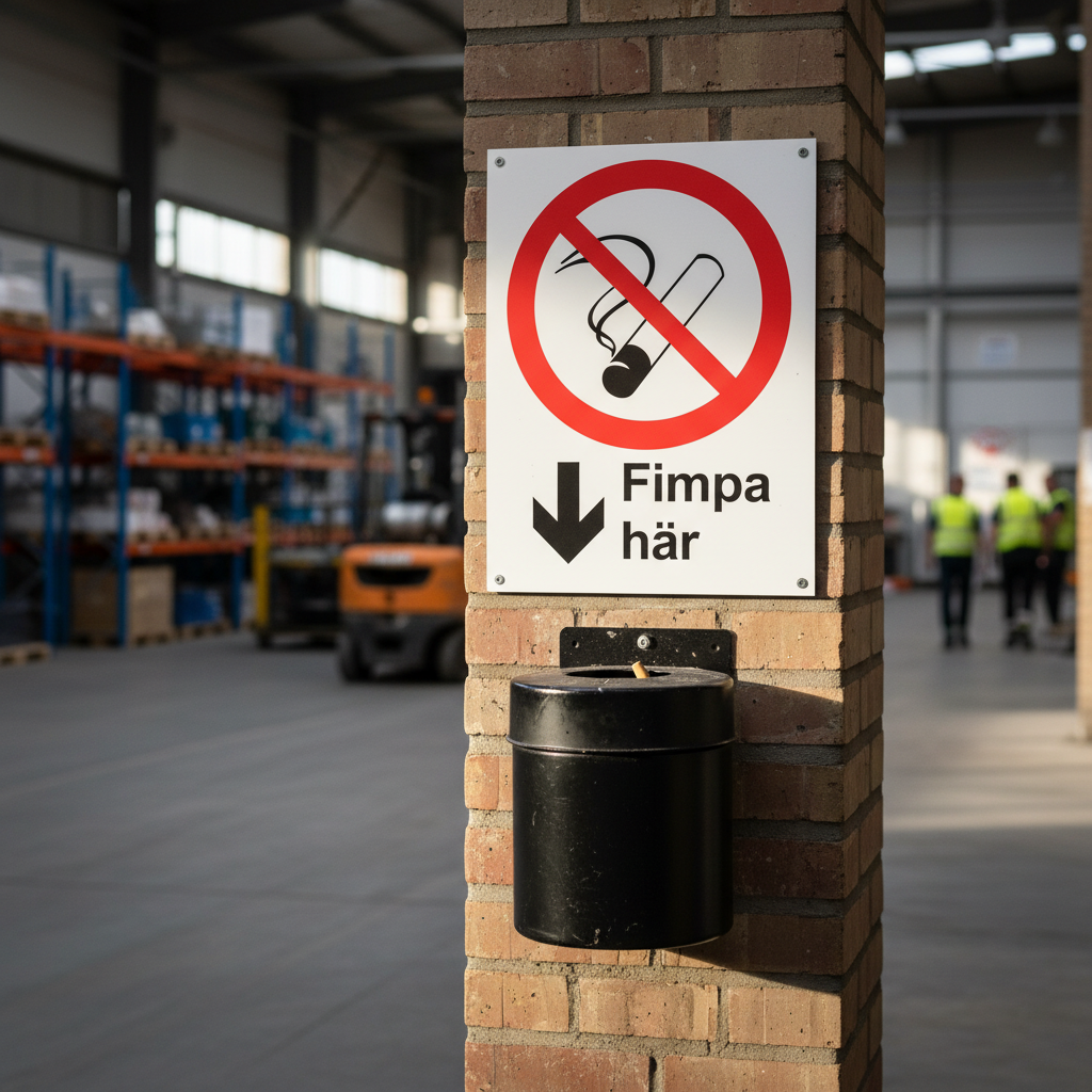 Premium No-Smoking Sign - Multiple Sizes and Materials for Effective Workplace Safety
