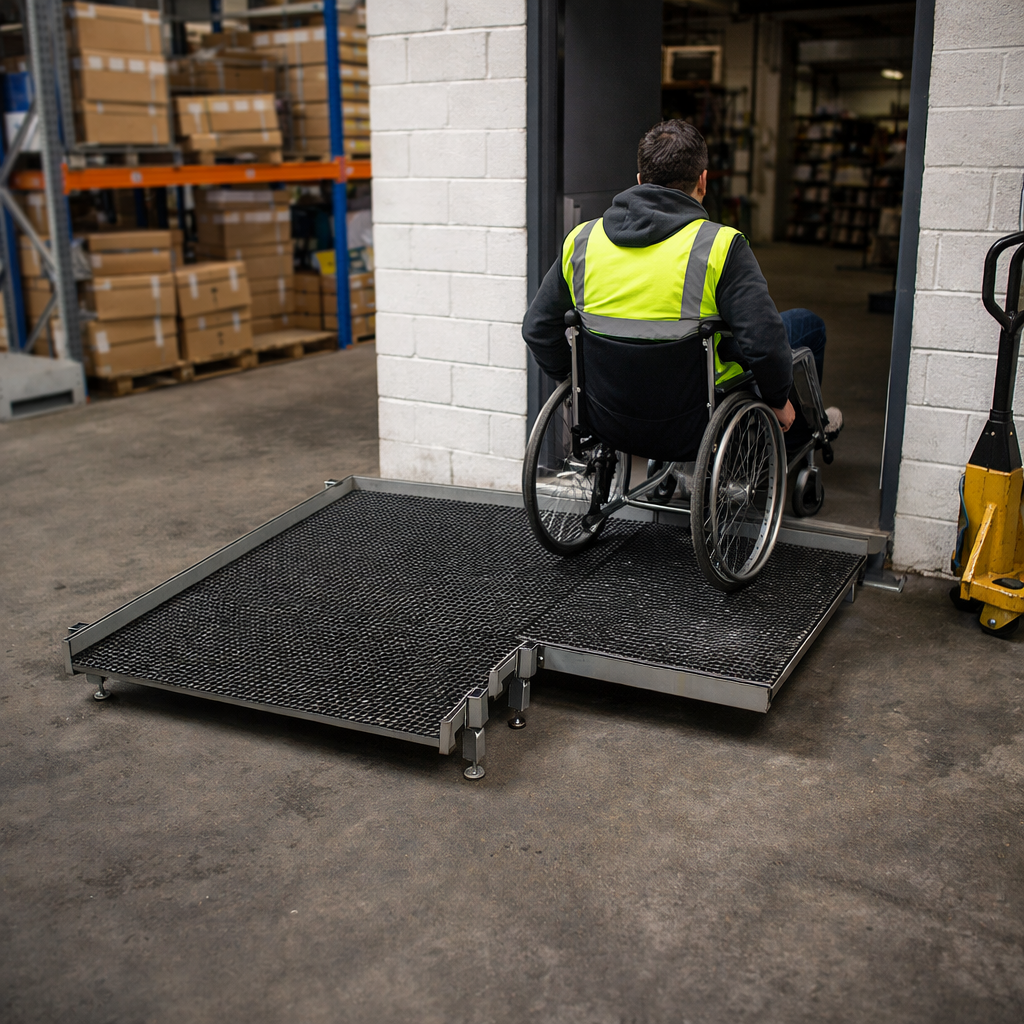 Aluminium Modular Ramp Kit – 1300mm x 1250mm – No Handrails – Wheelchair Access