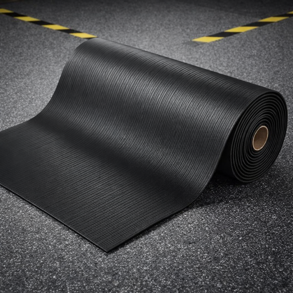 Anti-Fatigue Mat – Black – 9.4mm Thick – Light Duty