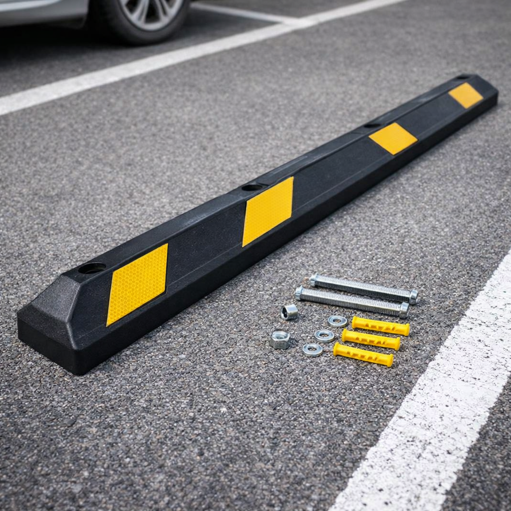 Wheel Stop Kit – 1830mm – Fixings Included – Commercial Use