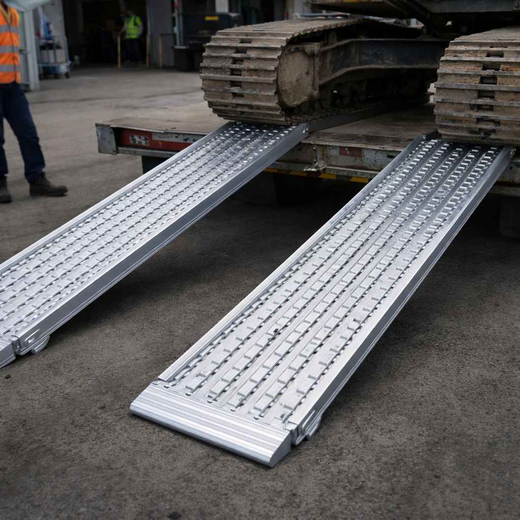 Heavy Duty Loading Ramps – 1500mm x 450mm – 40,000kg Capacity – Industrial Use