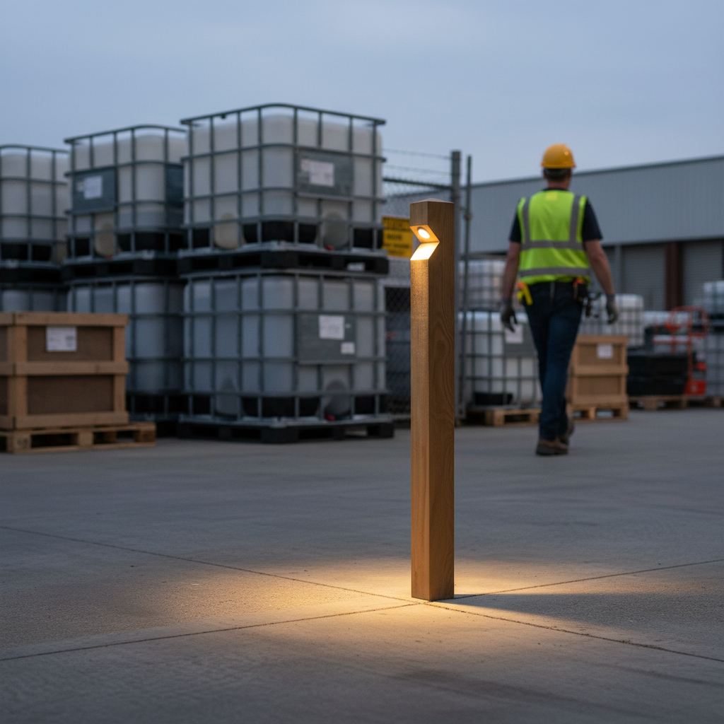 Premium Eco-Friendly Wooden Bollard Light with Energy-Efficient LED for Outdoor Spaces