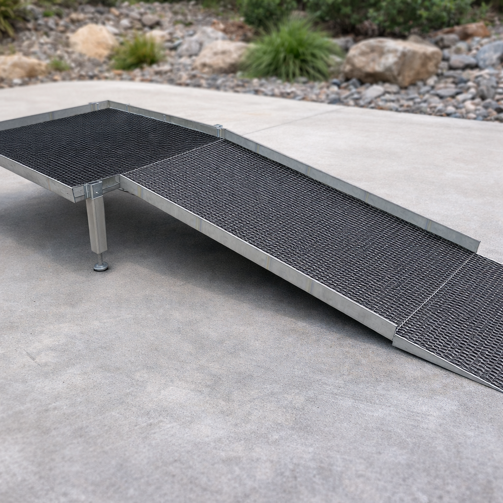 Aluminium Modular Ramp Kit – 900mm x 2000mm – No Handrails – Wheelchair Access