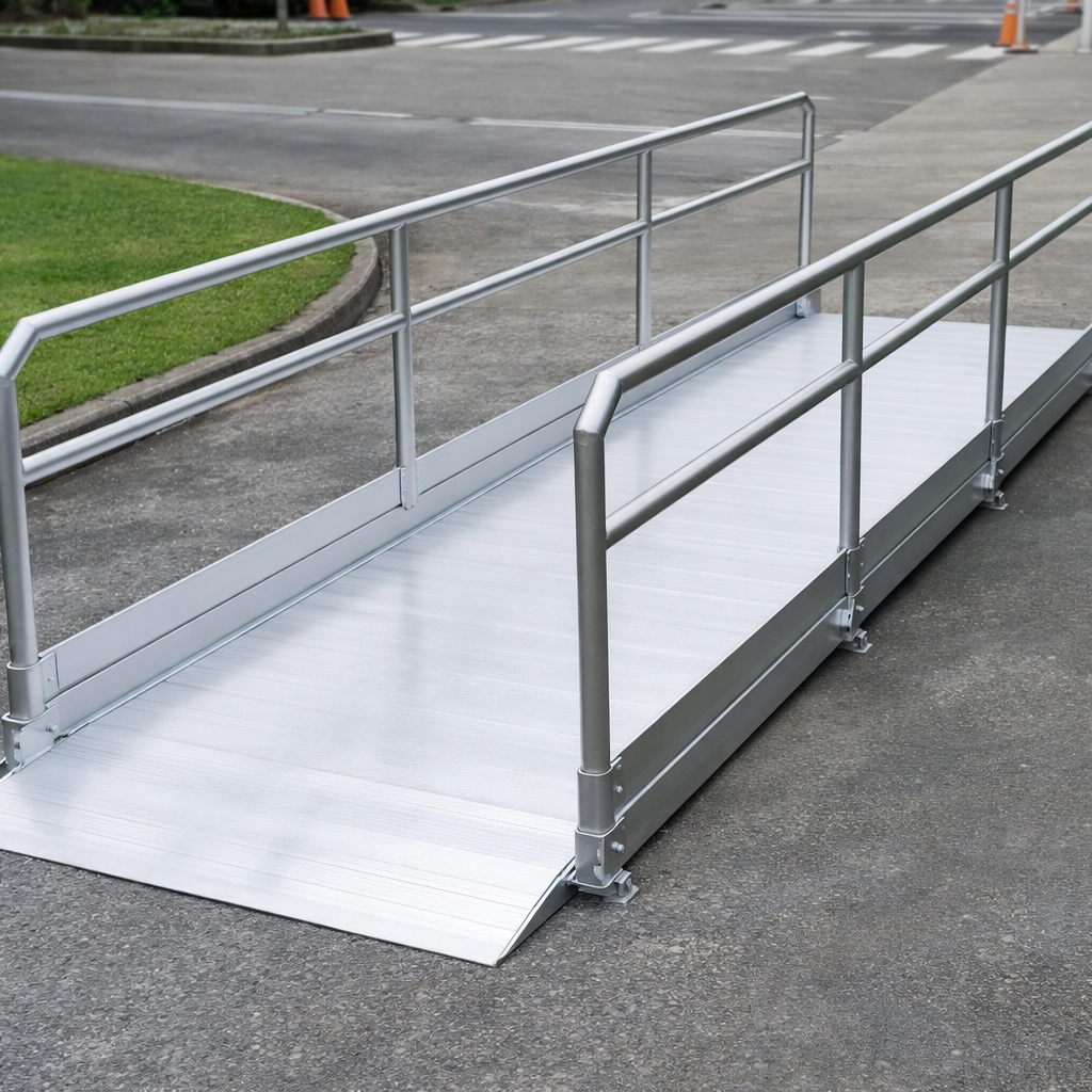 Pedestrian Ramp – 2990mm Long x 1000mm Wide – Aluminium – Wheelchair Access
