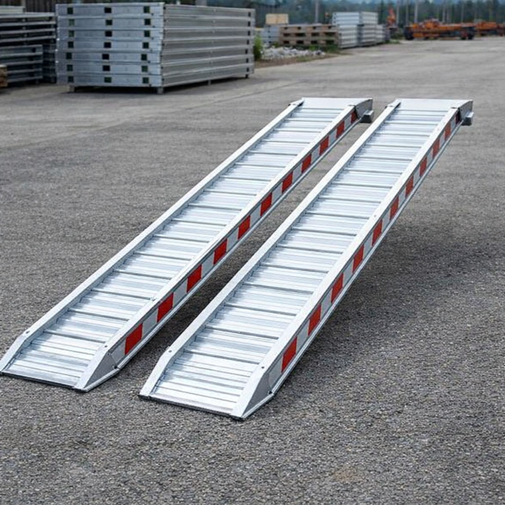 Aluminium Loading Ramps – 2000mm x 300mm – 2700kg Capacity – Plant Machinery