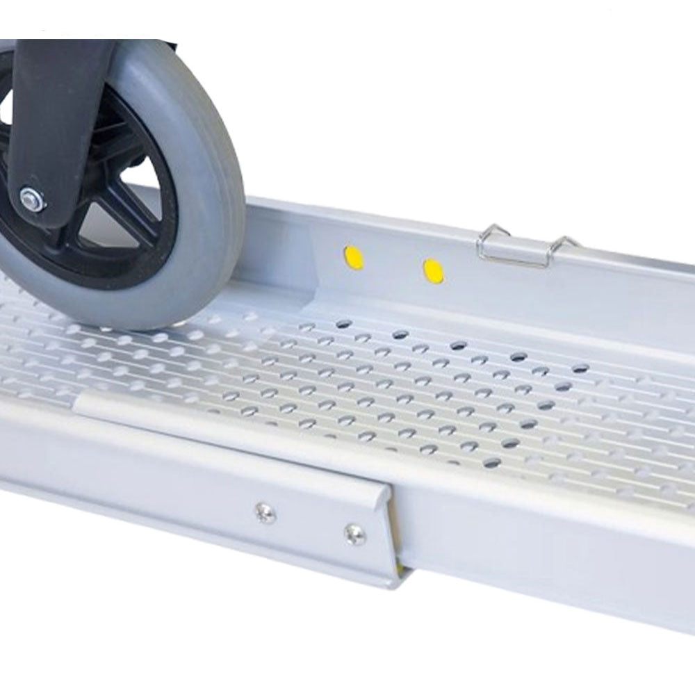 Telescopic Wheelchair Ramp – Adjustable 6-12ft | Lightweight, Non-Slip, Up to 250kg Capacity