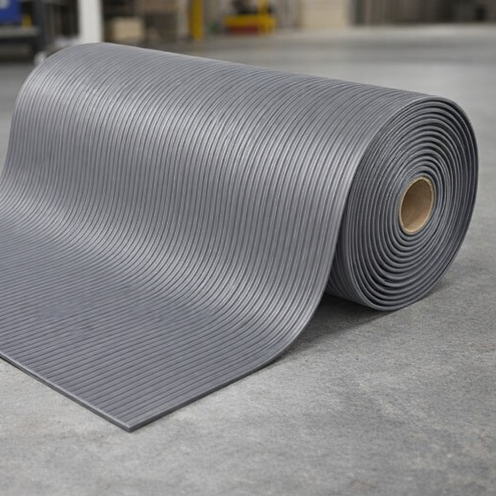 Anti-Fatigue Mat – Grey – 9.4mm Thick – Industrial Use