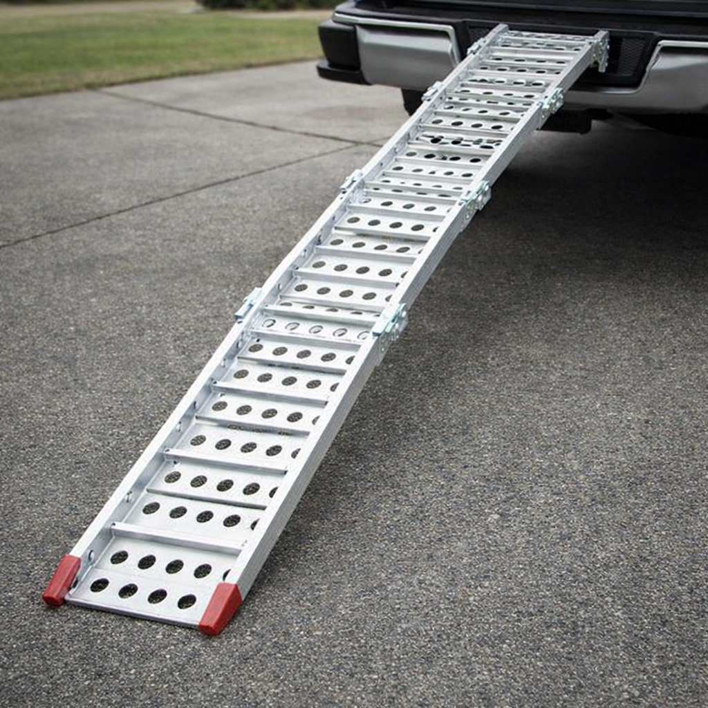 Tri-folding Motorcycle Ramp – 1985mm x 305mm – Heavy Duty – Mobility Use
