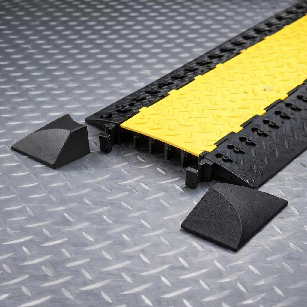 End Ramp – 5 Channel – Fire Resistant & Outdoor Use – Cable Protectors