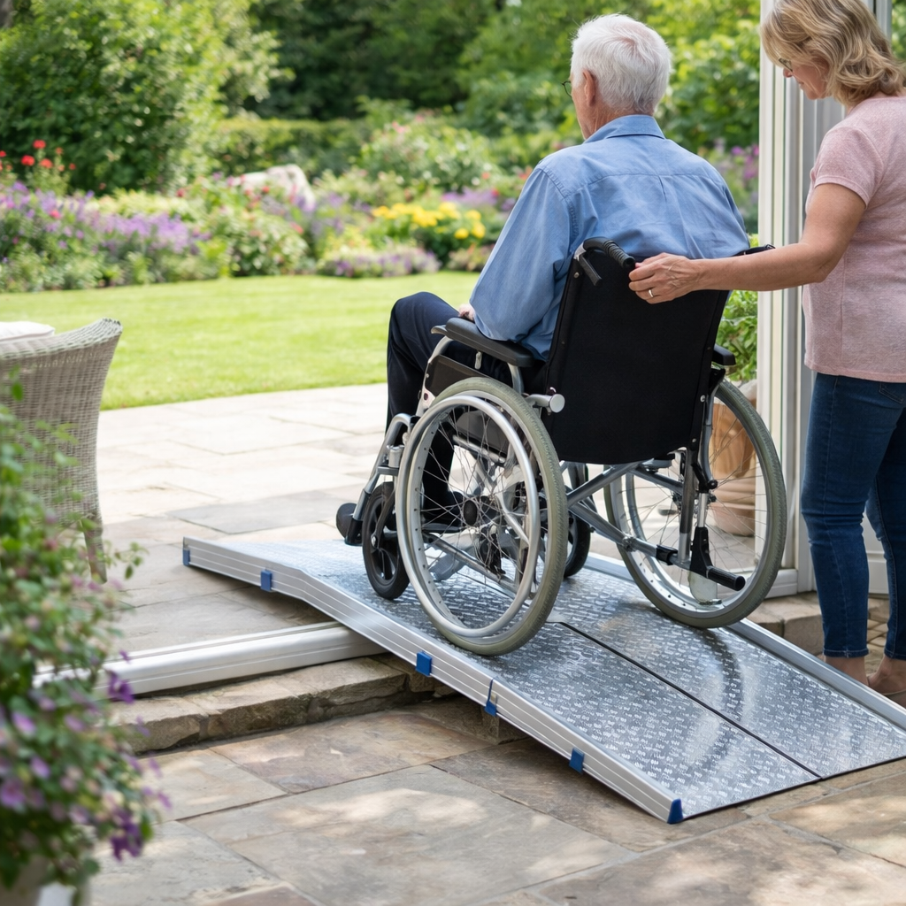 Wheelchair Ramp – 1000mm-2800mm – Heavy Duty – Mobility & Scooter Access