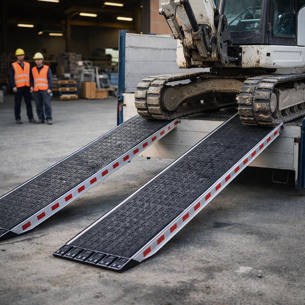 Industrial Grade Ramps – 3000mm x 720mm – Rubber Coating – Heavy Duty Use