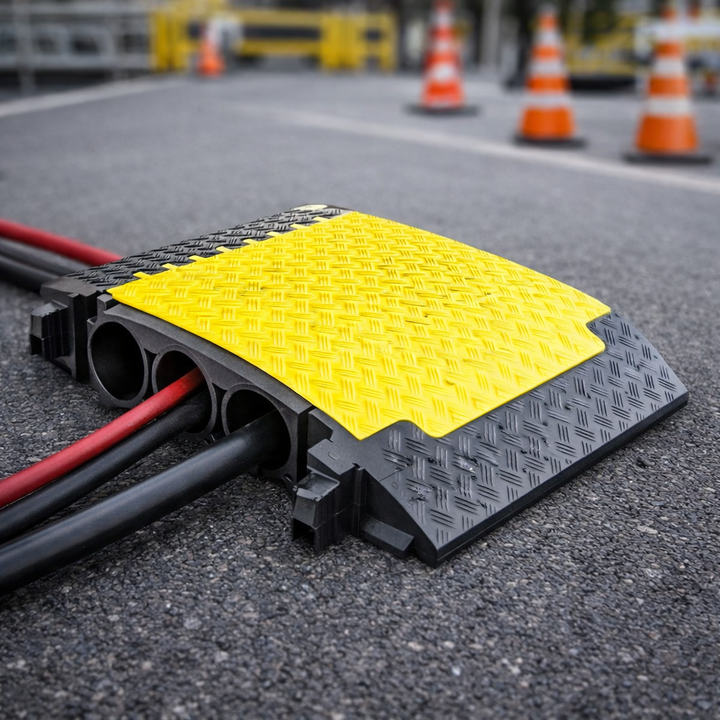 Cable Protector – 783mm W x 700mm L – Heavy Duty – Vehicle & Pedestrian Use