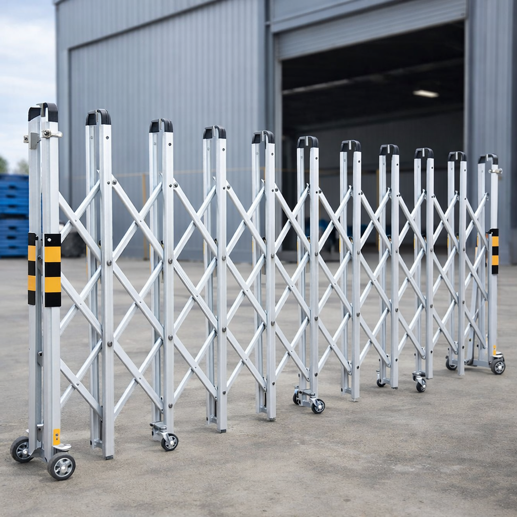 Expandable Aluminium Barrier – 4m – Heavy Duty – Industrial
