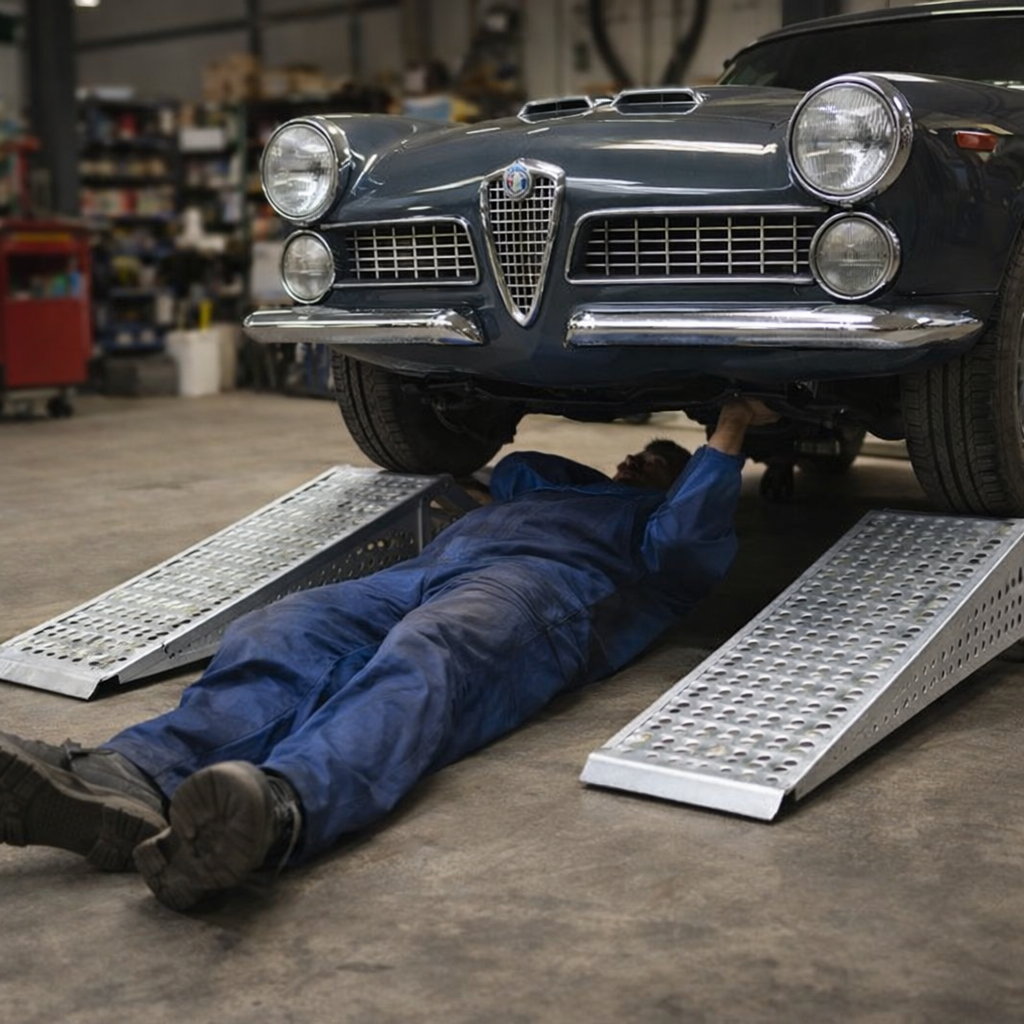 Car Ramps – 3500mm L x 615mm W – 1535kg Capacity – Vehicle Access