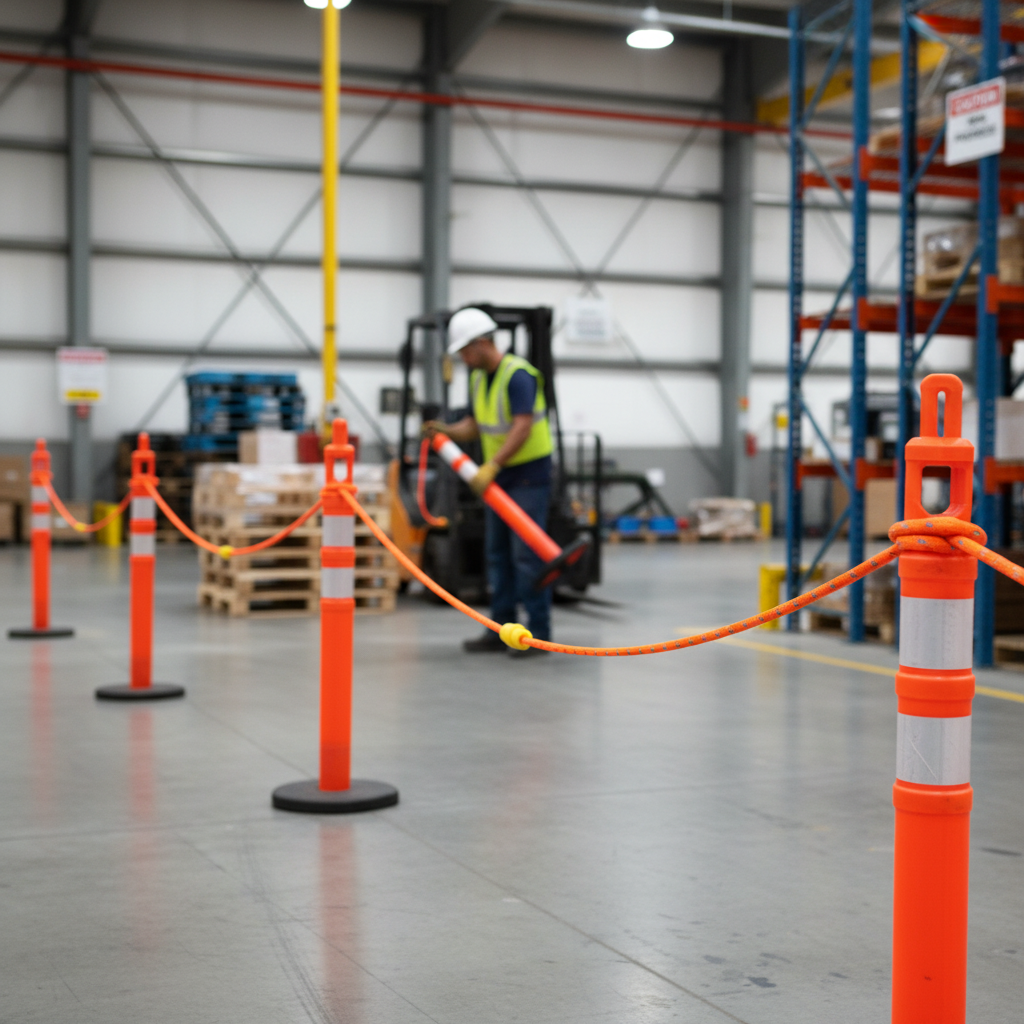 Premium High-Performance Modular Rope System with Break Points, 18m Length and High Visibility Connectors | Barriers Co