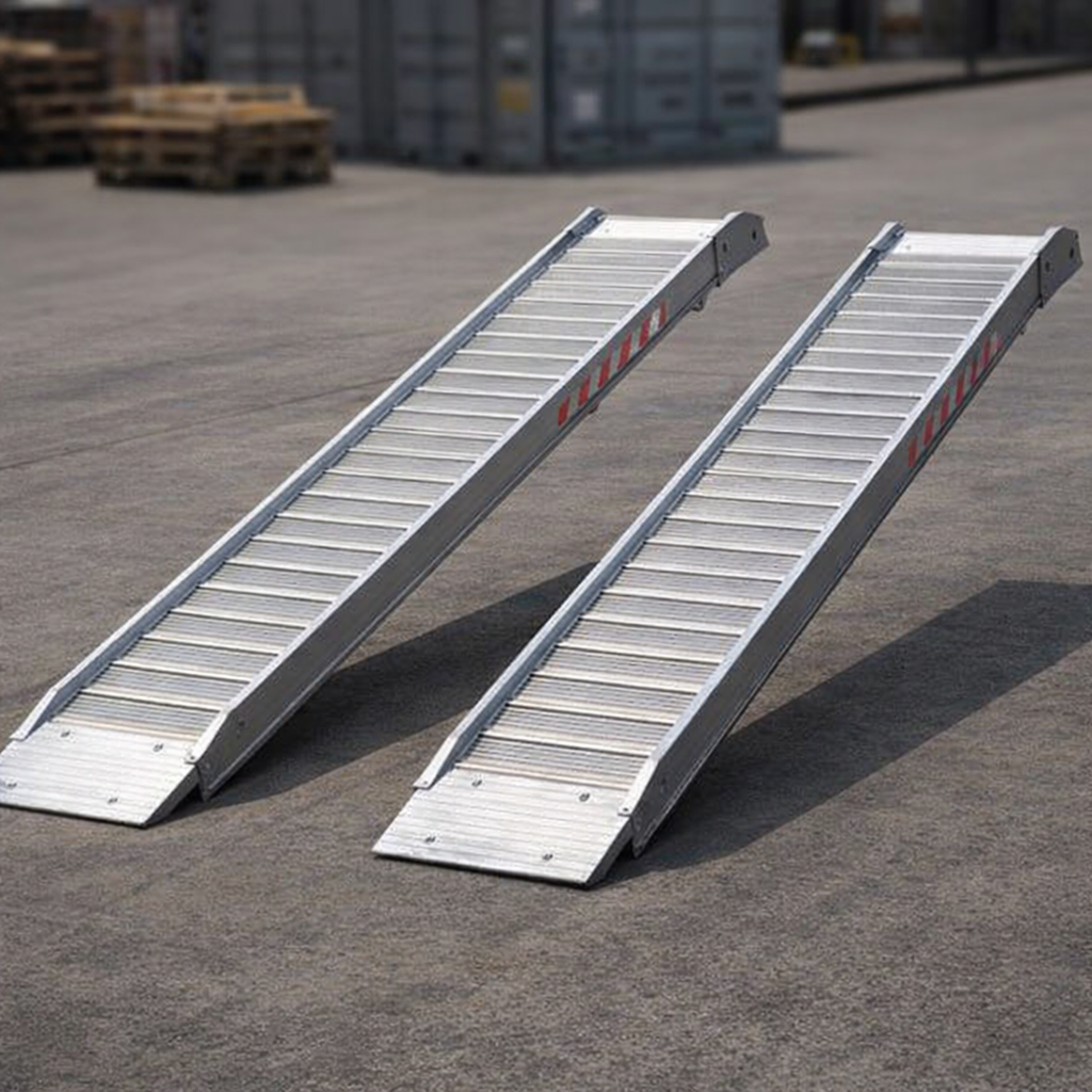 Aluminium Loading Ramps – 2500x360mm – 6000kg Capacity – Plant & Mini Digger Use