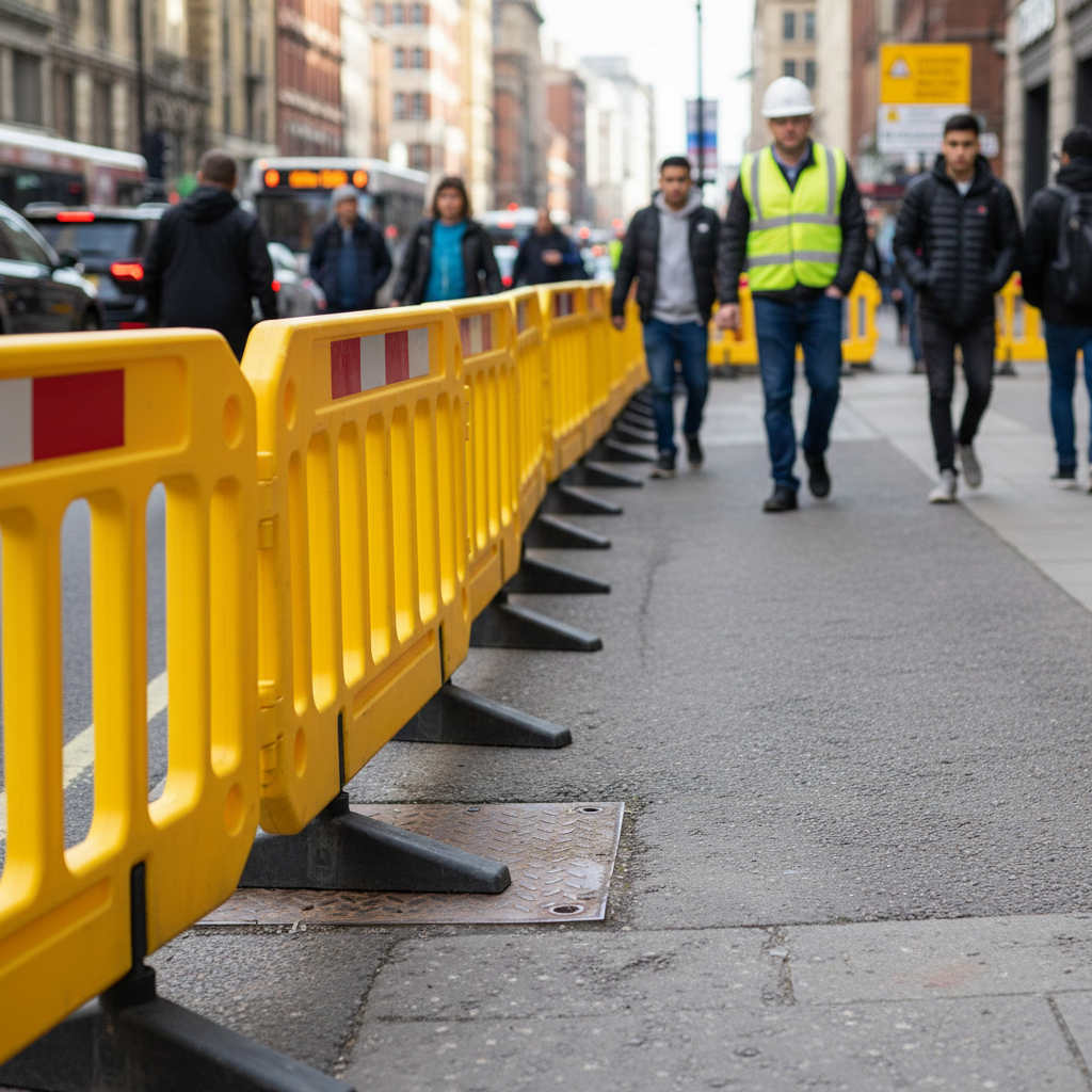 Premium Replacement Standard Barrier Foot for Long-Life Usage with Tough Recycled Rubber... - side view | Barriers Co