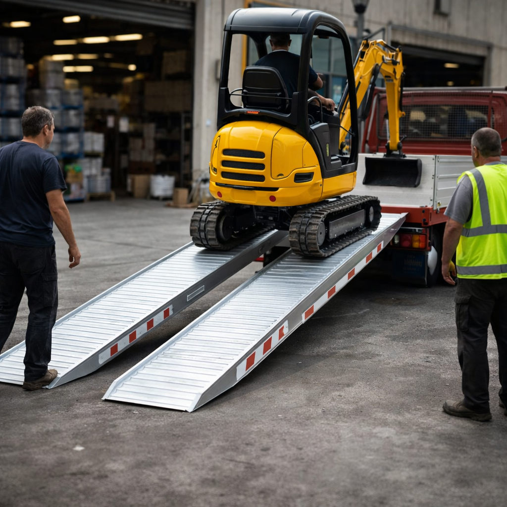 Aluminium Loading Ramps – 2500x500mm – 2000kg Capacity – Vehicle Access