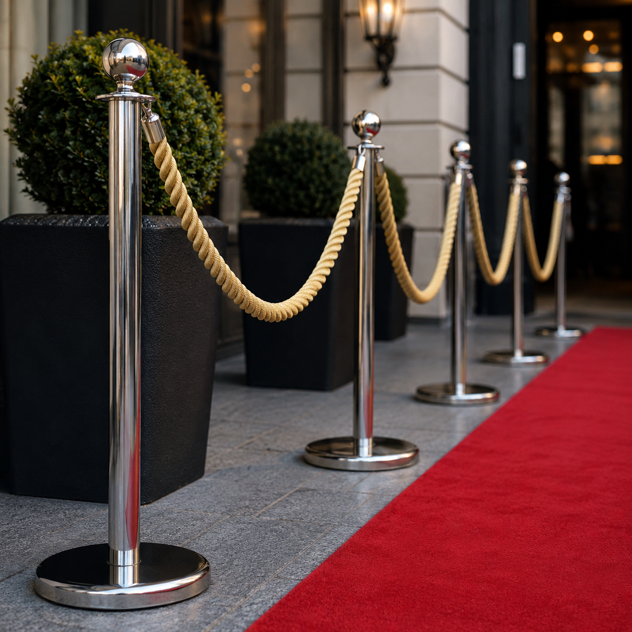 Premium Polypropylene Barrier Rope with Snap Ends for Event Management