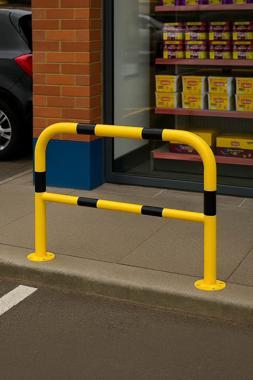 48mm High-Visibility Hoop Safety Barrier 1