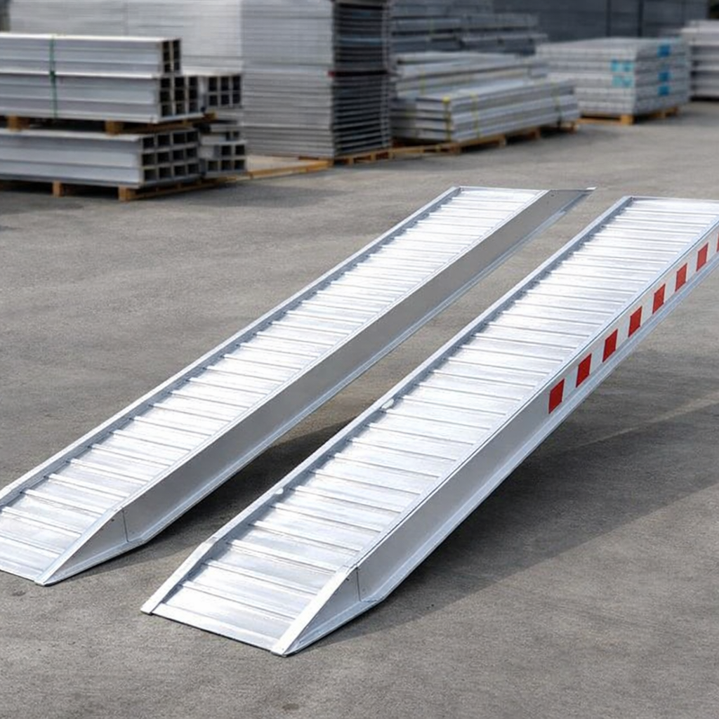 Aluminium Loading Ramps – 5000x400mm – 2290kg Capacity – Plant & Digger Use