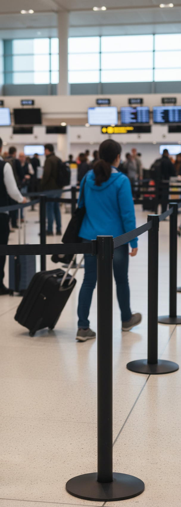 Premium Receiver Post for Belt Stanchions - Pro 300 - Durable Design for Organized Queue Management