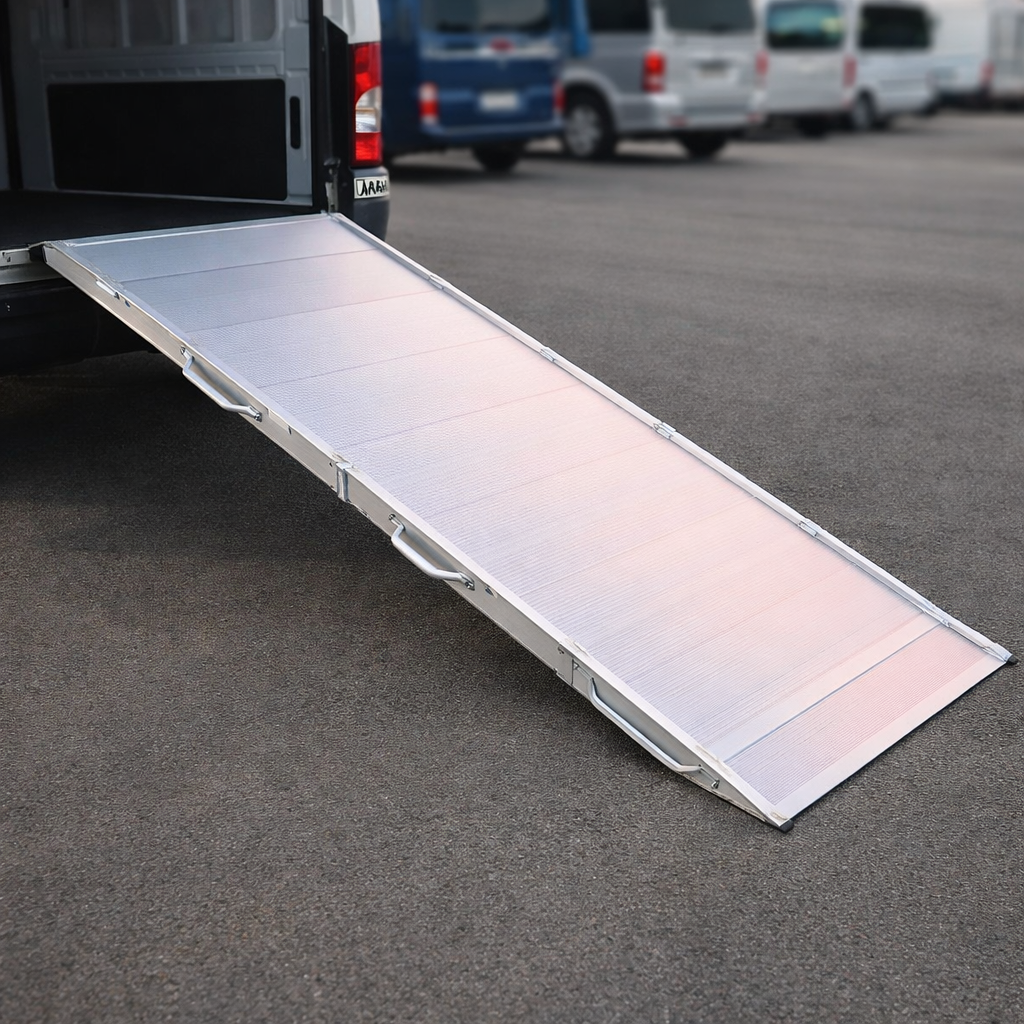 Folding Heavy Duty Van Ramp – 1000mm Wide – Aluminium – Commercial Use