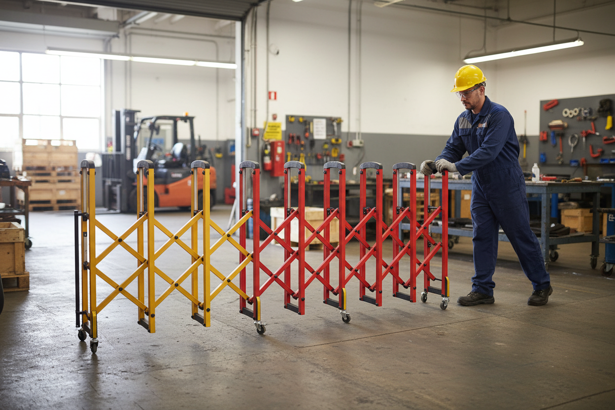 Premium Flexible Mobile Barrier System Made from Durable Aluminum for Efficient Storage and Quick Installation