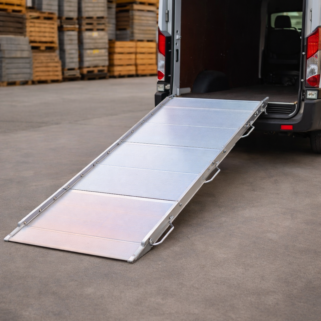 Folding Van Ramp – 1000mm Width – Heavy Duty Aluminium – Commercial Use