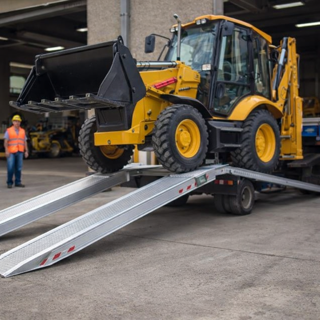 Aluminium Loading Ramps – 5000mm x 460mm – 4210kg Capacity – Industrial Use