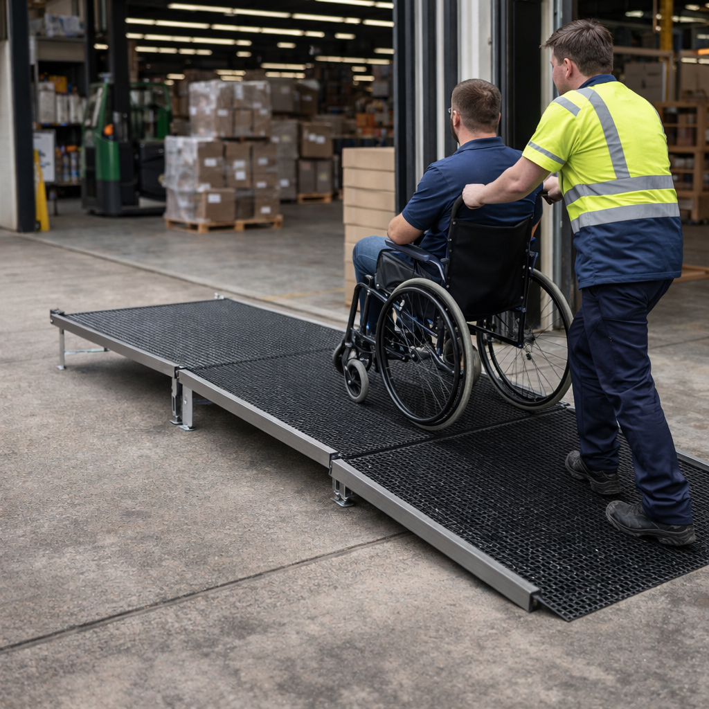 Aluminium Modular Ramp Kit – 1300mm x 2000mm – No Handrails – Wheelchair Access