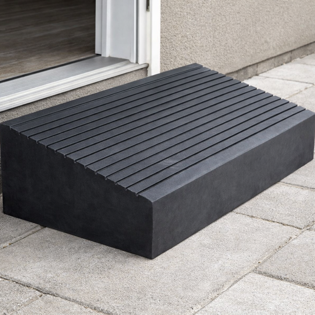 Rubber Threshold Ramps – 114mm to 203mm High – Heavy Duty – Wheelchair Access