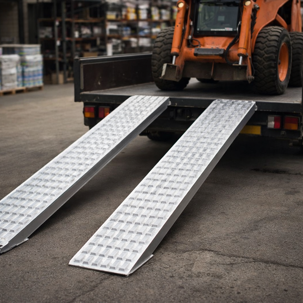 Aluminium Loading Ramps – 4500mm x 390mm – Heavy Duty – Industrial Use