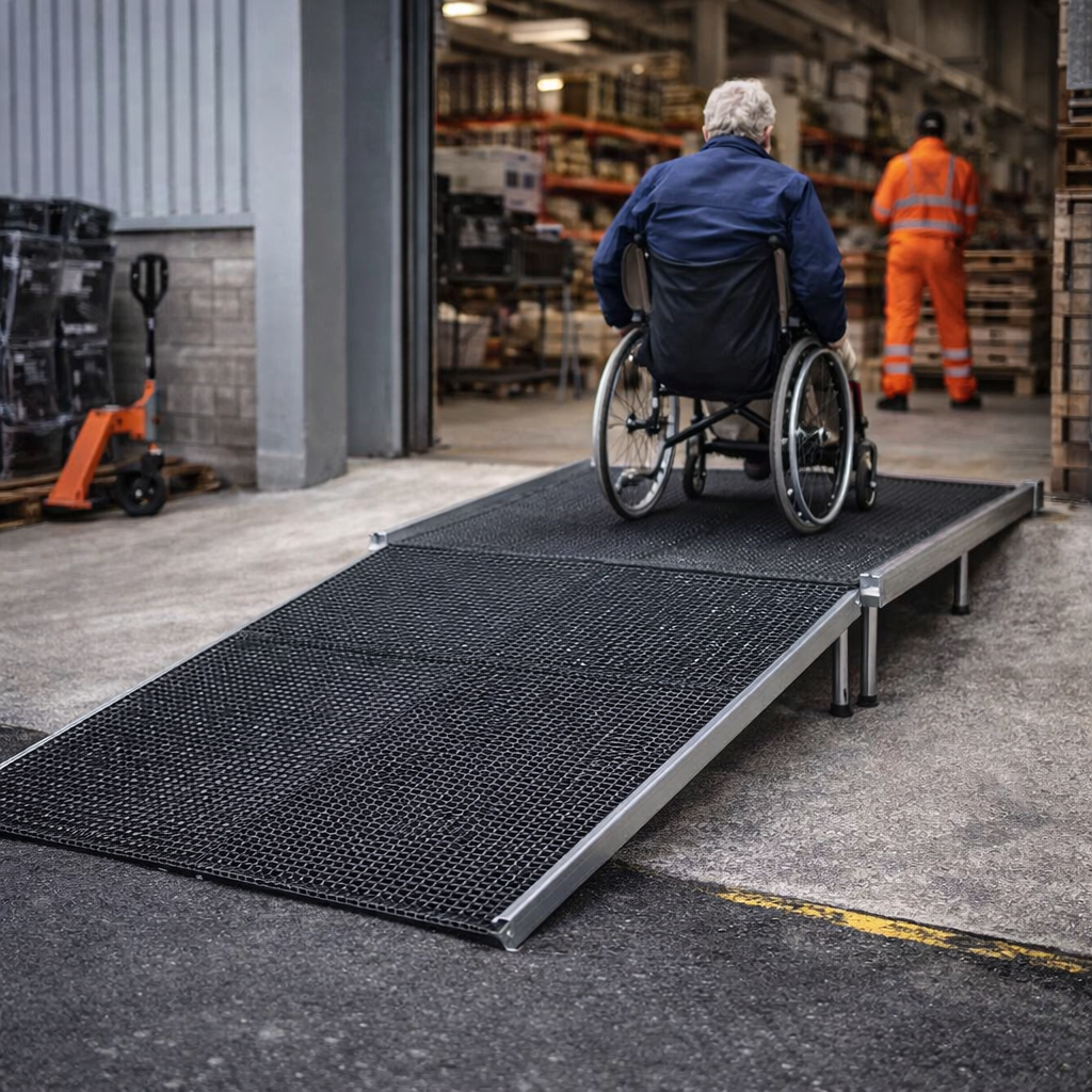 Aluminium Modular Ramp Kit – 1300mm x 2000mm – No Handrails – Wheelchair Access