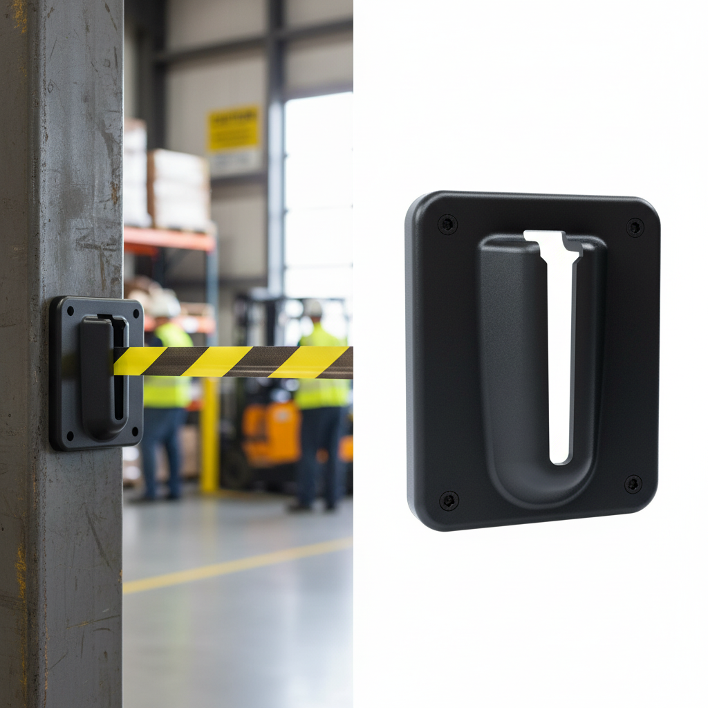 Premium Magnetic Receiver Clip for Wall Attachment - Durable High Impact Polypropylene Design with Economical Features | Barr