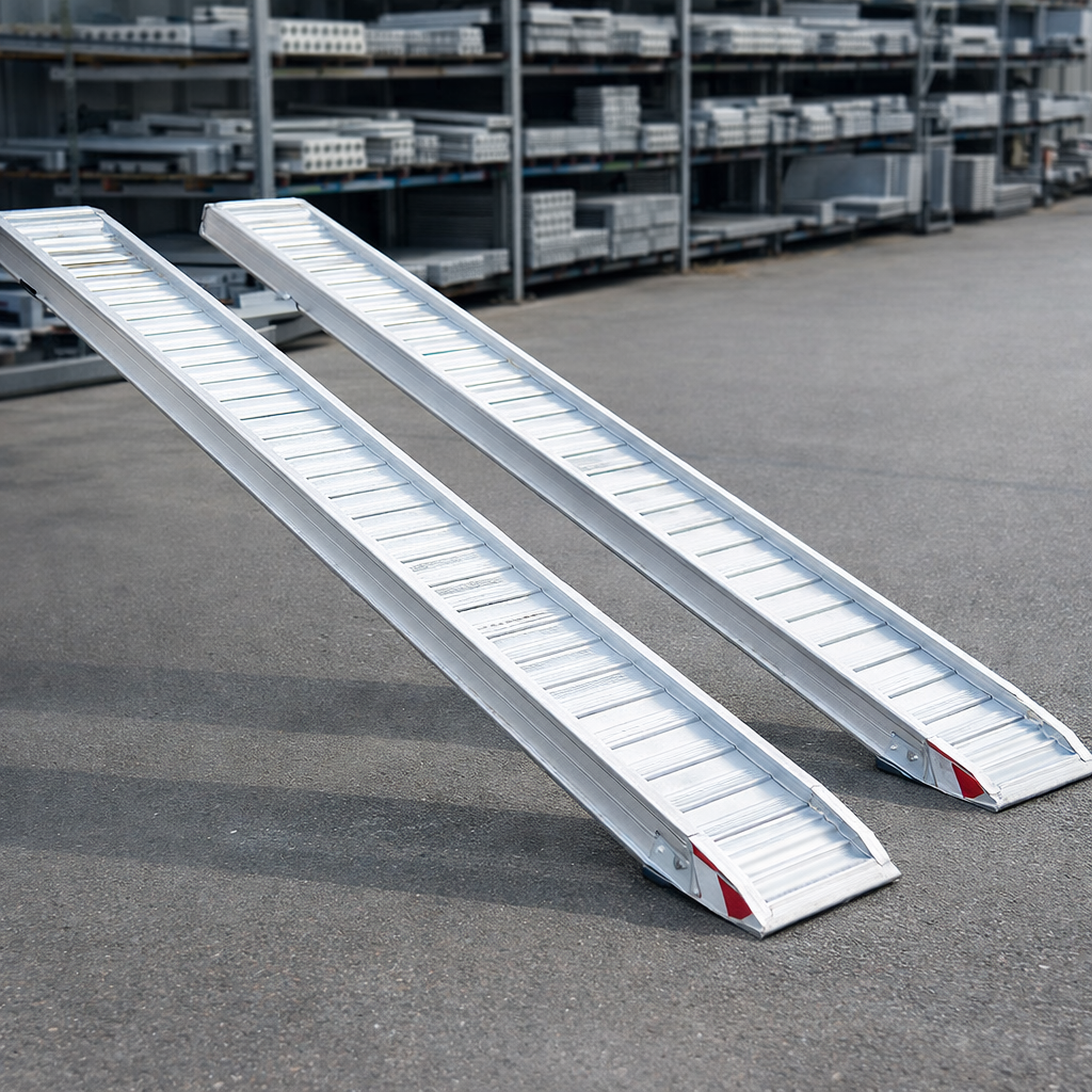 Aluminium Loading Ramps – 5000mm x 360mm – 2290kg Capacity – Plant & Mini Digger Use