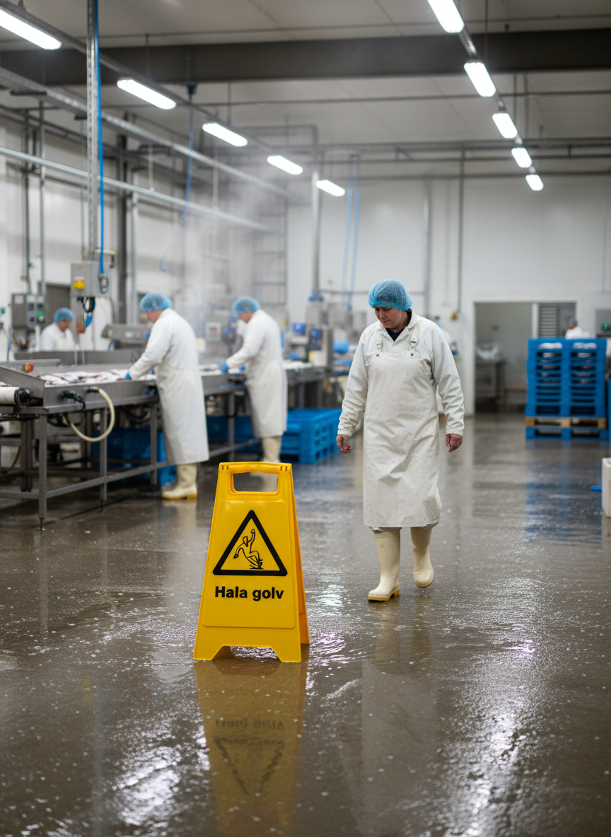Premium Warning Sign for Slip Hazard - Multiple Materials, Sizes, and Easy Installation for Safety in Various Environments