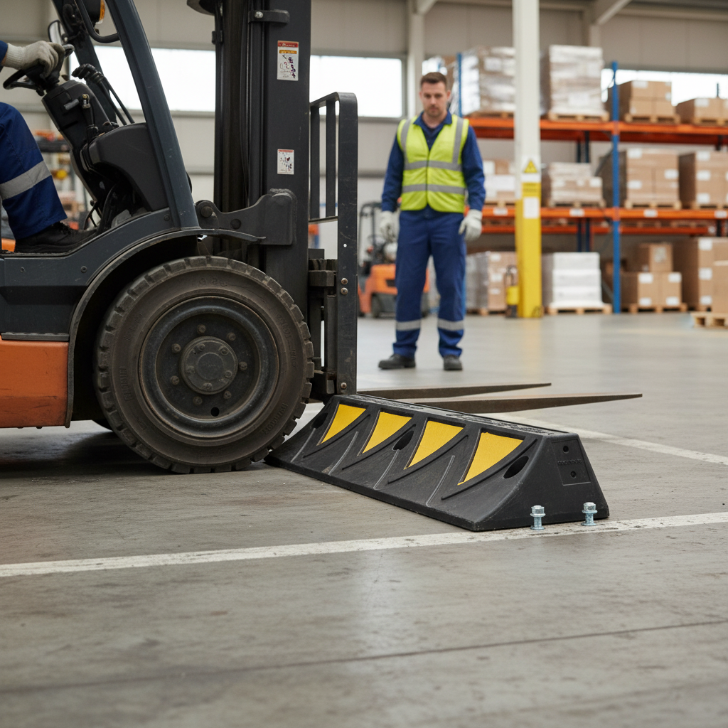 Premium Heavy Duty 900mm Wheel Stopper with Recycled PVC Construction and Reflective Arrows for Enhanced... | Barriers Co