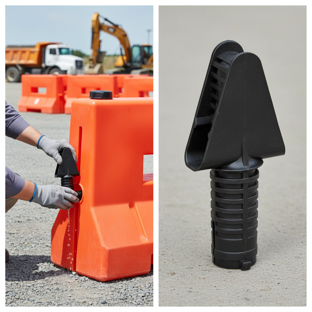 Premium Replacement Spigot for Barrier Connection with Self-Latching Design for Easy Tool-Free Installation | Barriers Co