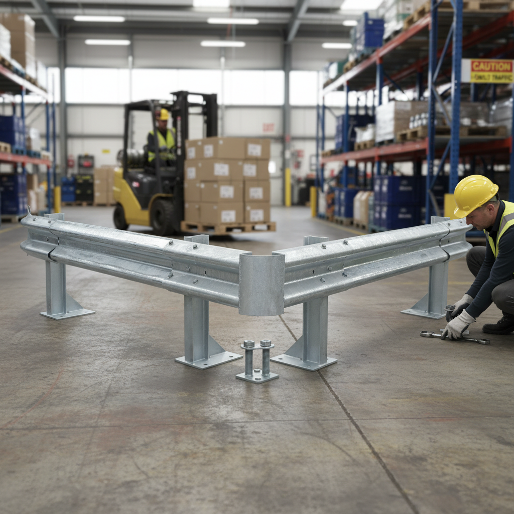 Professional Flexible External Corner Kit for Safety Barriers - Adjustable Angle Installation with Complete... | Barriers Co