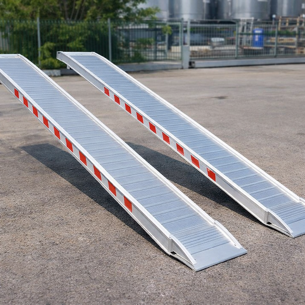 Aluminium Loading Ramps – 3500x400mm – 5540kg Capacity – Industrial Use