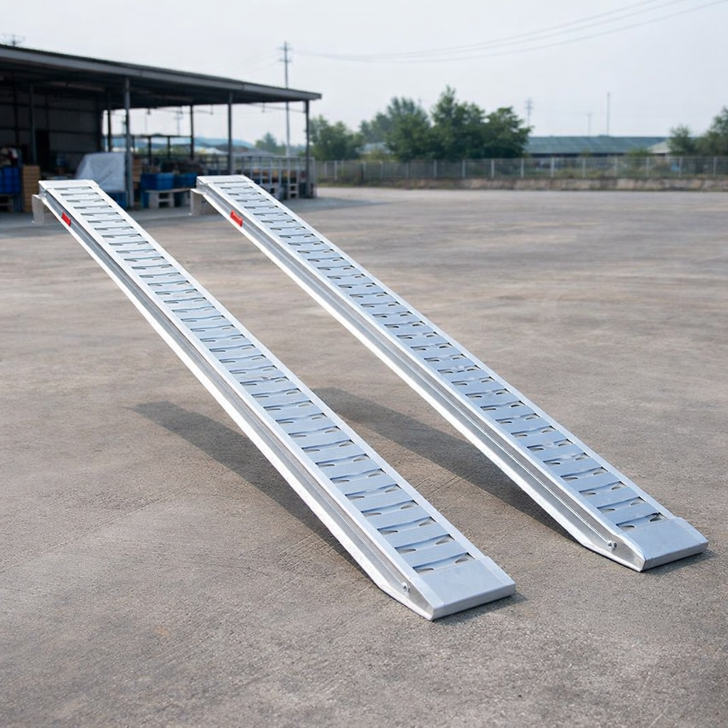 Aluminium Loading Ramps – 2500x400mm – 7000kg Capacity – Industrial Use