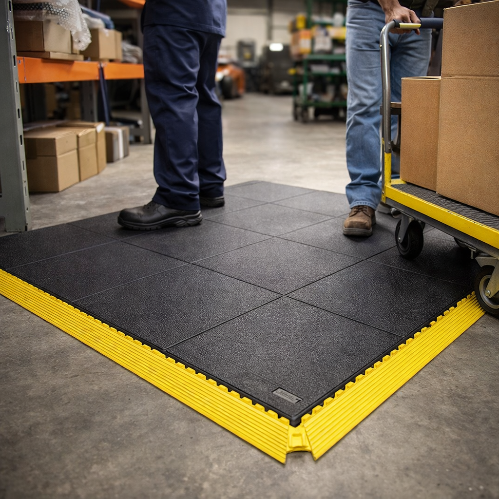 Cushion Ease Solid ESD Mat – 91cm x 91cm – Anti-Fatigue – Industrial Use